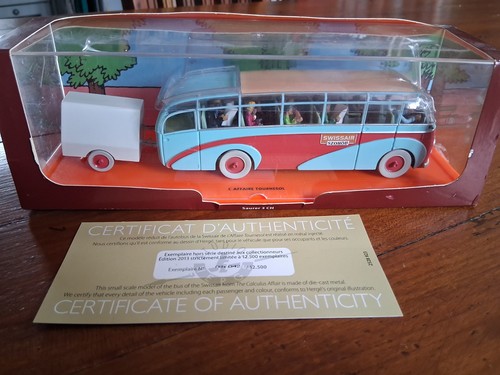 Tintin bus la swissair de - de,