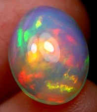 Opale AAA+  100% NATURELLE Et Équitable 13x10mm! (NO INDIAN FAKE!)