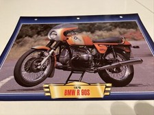 BMW 900 R90S 1975 fiche carte moto passion collection Atlas