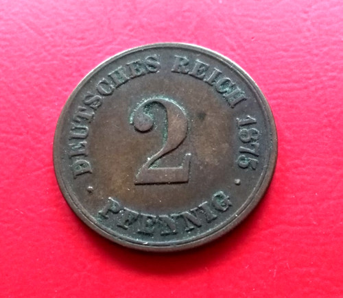 Pièce allemagne pfennig - allemagne, 2