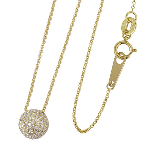 Collier rond diamant ct - diamant,