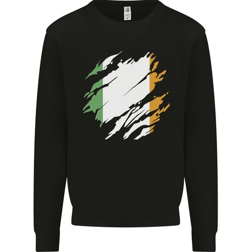 Déchiré irlande drapeau - déchiré,