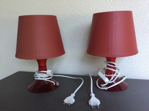 Lampes chevet rouge - de,