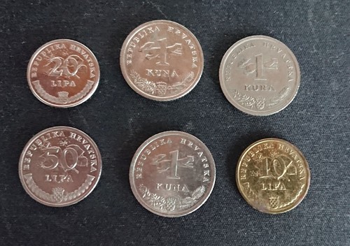Lot pieces de croatie - 6,
