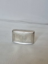 Ancienne Tabatiere En Argent