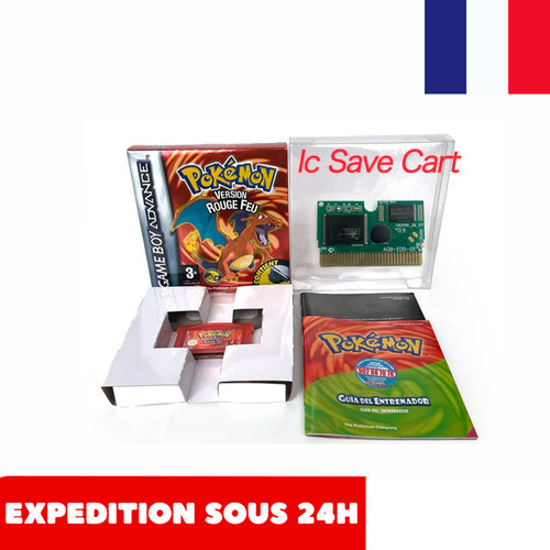 Pokémon rouge feu fra - feu,