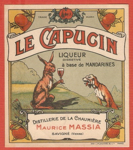 Capucin étiquette - le,