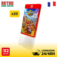 20 Boitiers de Protection Crystal Box Nintendo Switch 2 Neufs