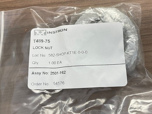 Instron t489 lock nut - t489-75,