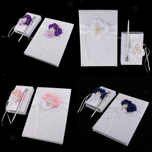 Livre mariage en satin - d'or,