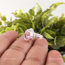 Bague Solitaire Morganite