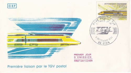 Enveloppe 1er jour timbre 1984 - jour,