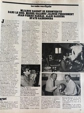 ● Clipping ● MIJANOU BARDOT ● Nov. 1982 ● 1/2 page ●