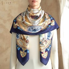 RARE VINTAGE foulard en soie