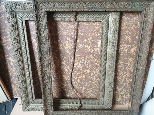Cadre ancien bois - ancien, en