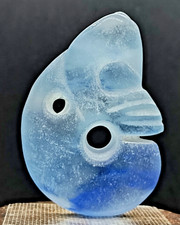 Ancienne sculpture en cristal de jade dragon C sculptée culture Hongshan