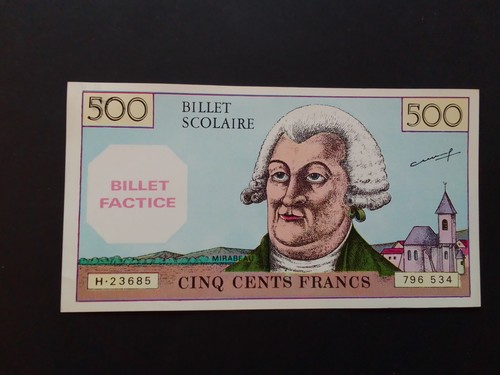 500 francs scolaire - 500,