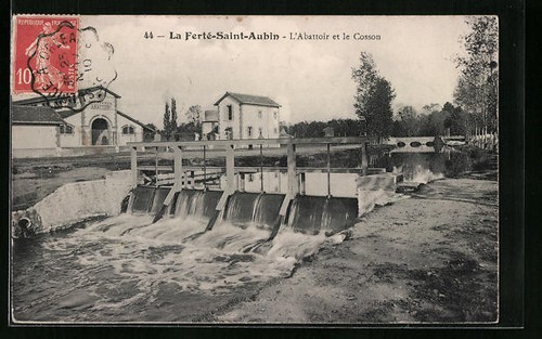 Cpa forte saint aubin - la, forte-saint-aubin