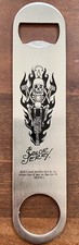 Sailor Jerry Rum Long Handle Motorcycle Flaming Skull Bottle Popper Stainless