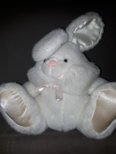 Doudou peluche lapin - lapin, assis
