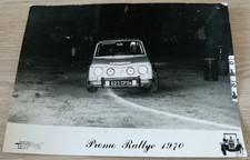 🚘 Auto Photo presse Originale 1970 RENAULT 8 S GORDINI RALLYE R8 Foto Brochure