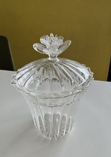Petite Bonbonnière  Striée Verre Fin