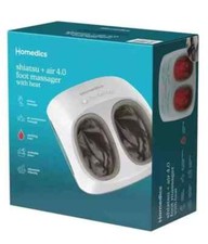 HoMedics Shiatsu & Air Masseur de Pieds Avec Chaleur, 4.0 Profond Pétrissage Spa