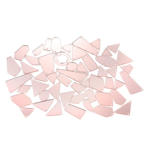 50pcs strass coudre miroir - 50pcs,