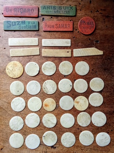 Lot anciens jetons de - lot, 1: