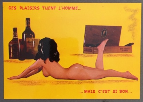 Carte postale femme - carte,