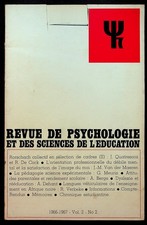 Revue de psychologie et des