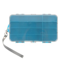  Boîte à leurres de pêche Double face en plastique, compartiments multiples,