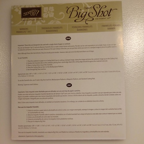 Stampin sizzix big shot - stampin,