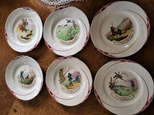Assiettes longchamp série - 6,