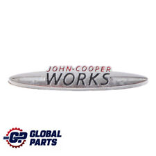 JCW Emblem Mini Cooper S John Cooper Works Garniture du Couvercle de Coffre Logo