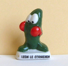 Fève 1 . 2 . 3 . Bougez ! - 2010 - Fruits / Légumes - Léon le Cornichon