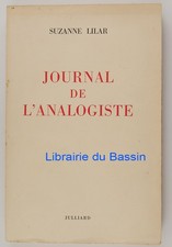 Journal de l'analogiste Suzanne Lilar 1954 EO Envoi
