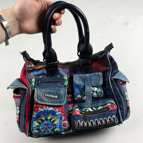 Vtg desigual y2k patchwork - y2k,