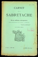 Carnet de la Sabretache