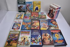 Lot 22 Cassettes VHS enfants - Disney - Sans Famille - Astérix -  Franklin