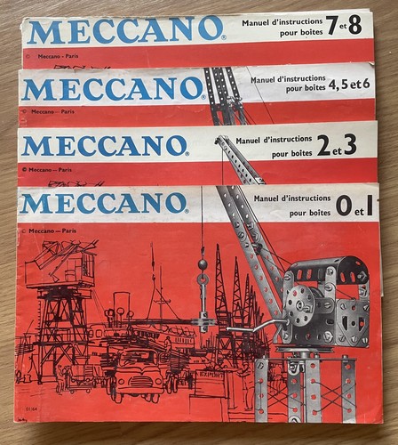 Meccano 4 manuels - ,,