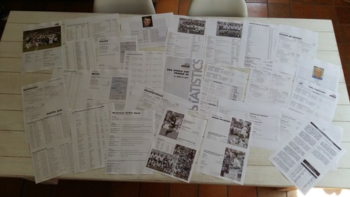 Lot feuilles statistiques - lot,
