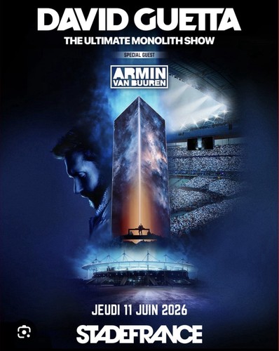 Billets david guetta 2026 - billets,