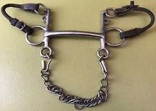 MORS DE CHEVAL acier et cuir