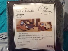 Reversible Quilted Furniture Protector PET/CHILD/FOOD - LOVESEAT Brown/Tan