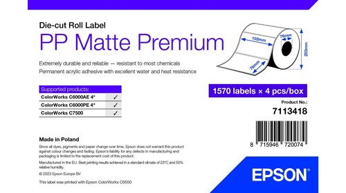 Epson 7113418 étiquette - epson,