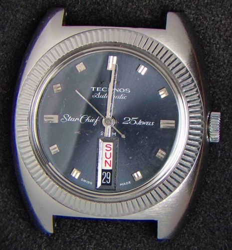 Technos star chief blue dial - chief,