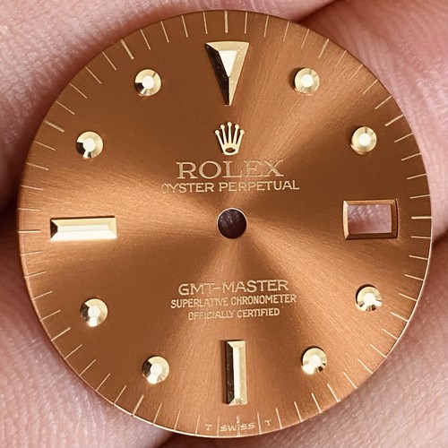 Rolex brown glossy nipple dial - rolex,