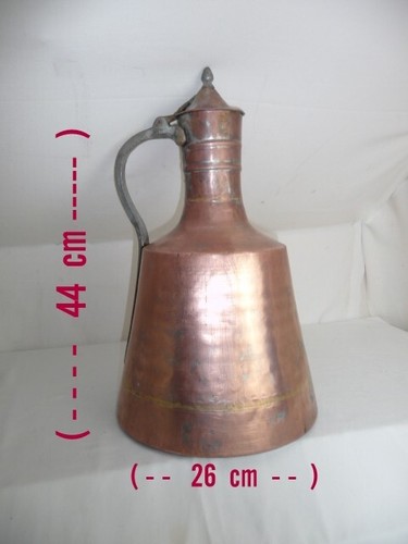 Verseuse aiguillere cuivre - , en