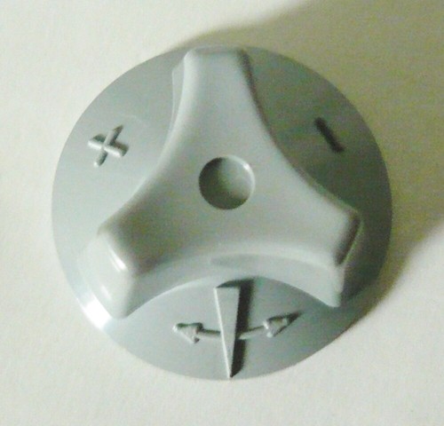 Bouton gris chauffe - , eau